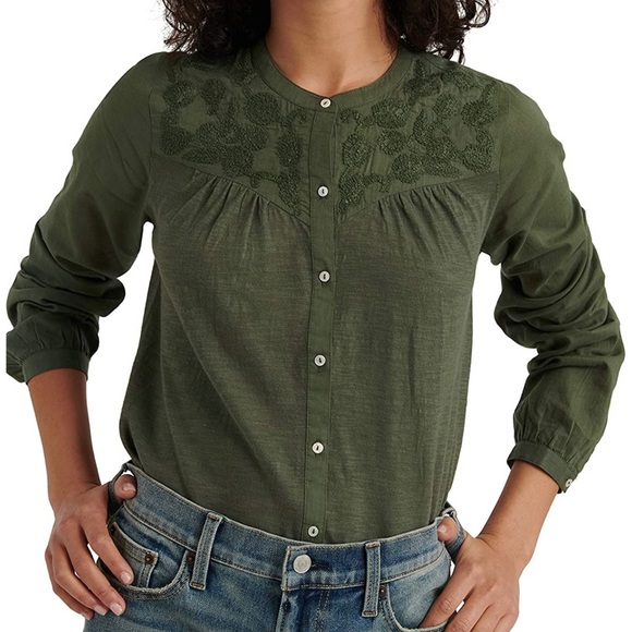 Sleeve Embroidered Shirt | Poshmark